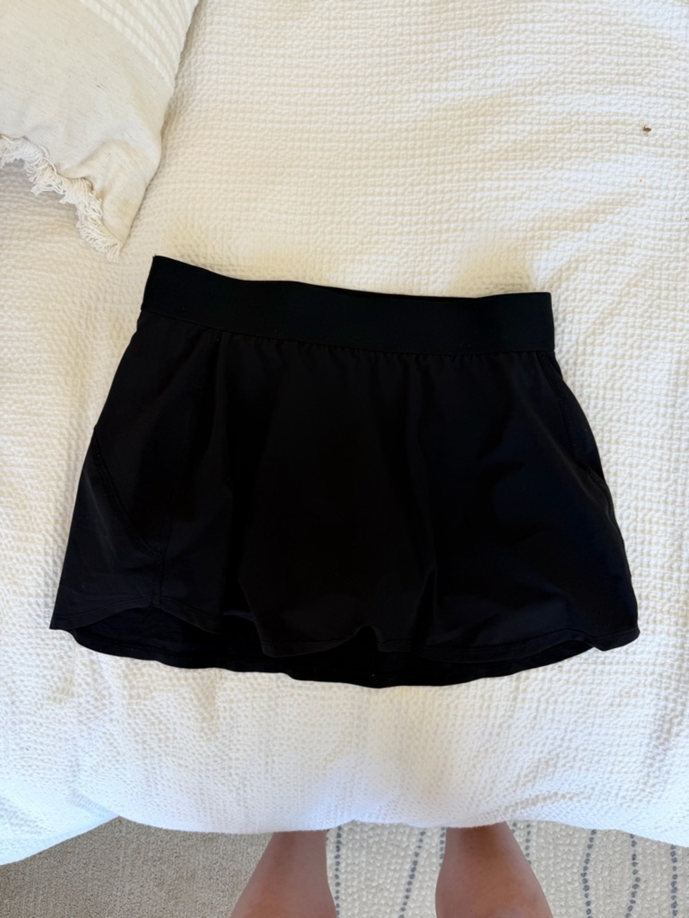 Tan Black Athletic Skort - Aritzia